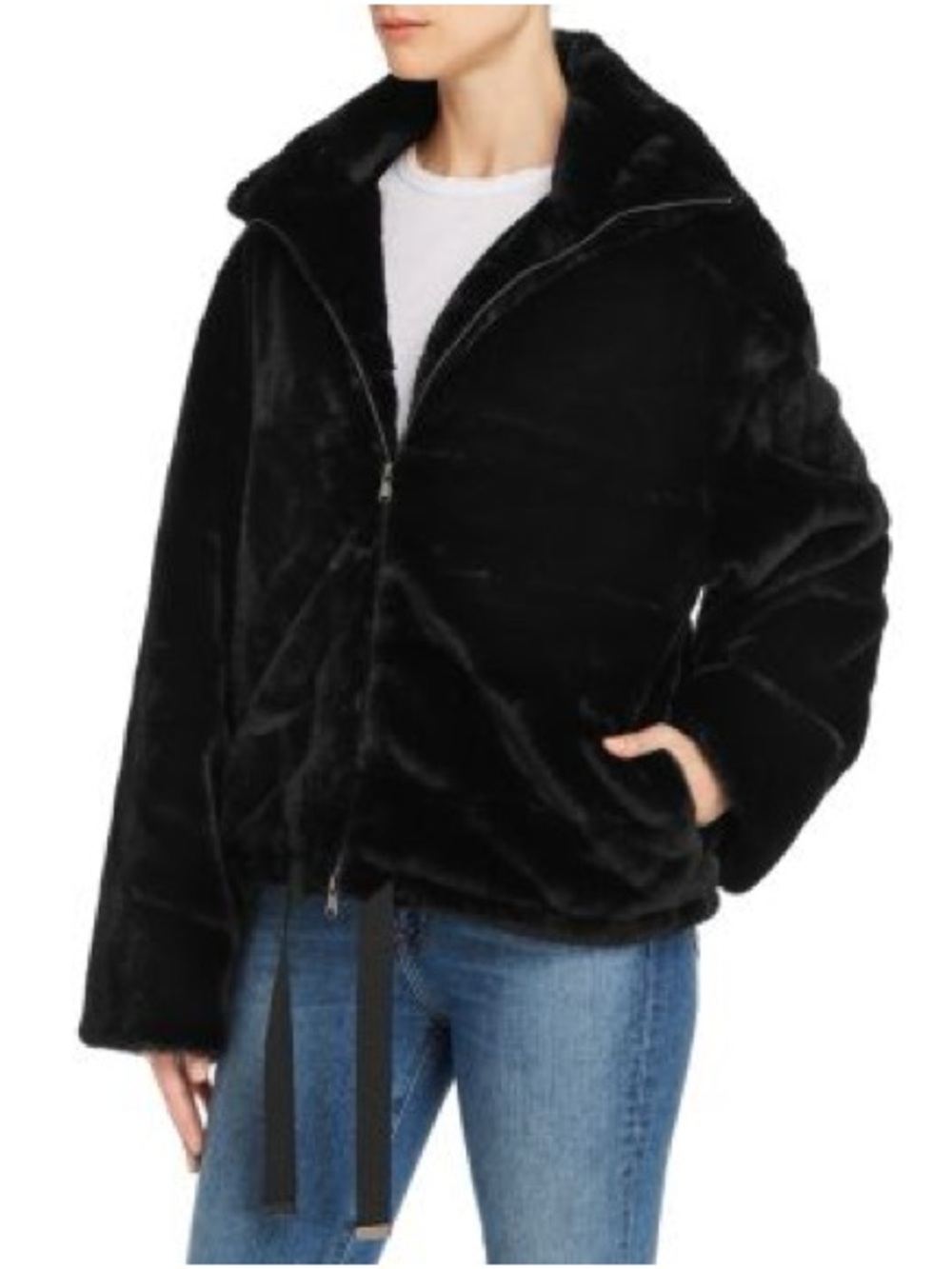 WOMEN’S REBECCA MINKOFF BRIGIT FAUX FUR JACKET - SZ XSMALL